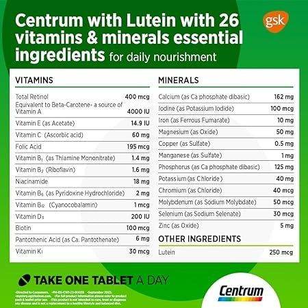 Centrum Silver Lutein 100 CT