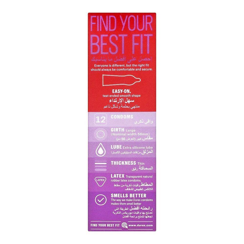 Durex Smooth Feel Condoms, 12-Pack