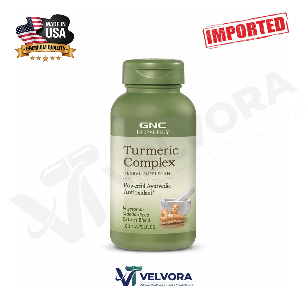 GNC Herbal Plus Turmeric Complex 100 Capsules