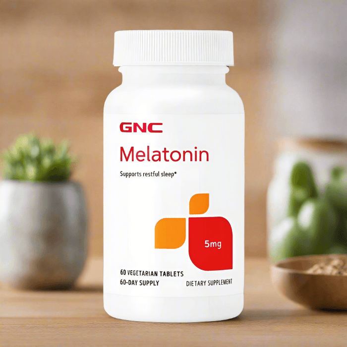 GNC Melatonin 5mg, 60 Ct