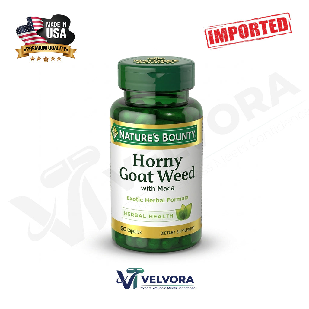 Nature's Bounty Horny Goat Weed with Maca 60 Capsules