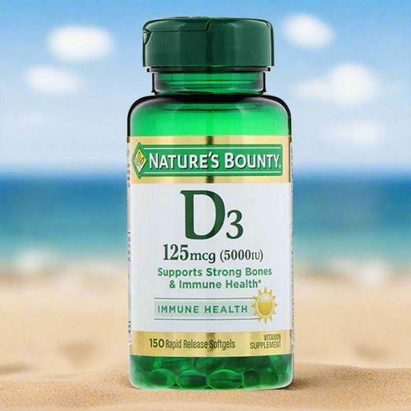 Nature's Bounty Vitamin D3 5000 IU, 150 Ct