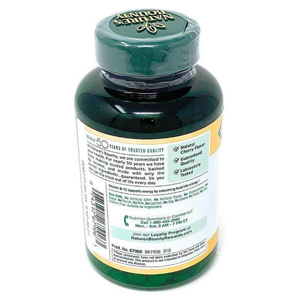Nature's Bounty B12 Quick Dissolve 2500mcg
