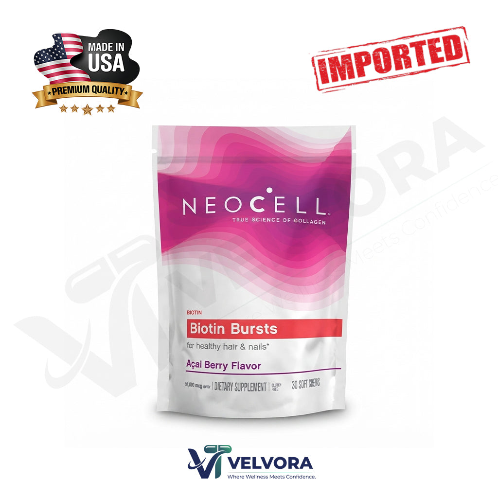 NeoCell Biotin Bursts Acai Berry Flavor 10000mcg 30ct