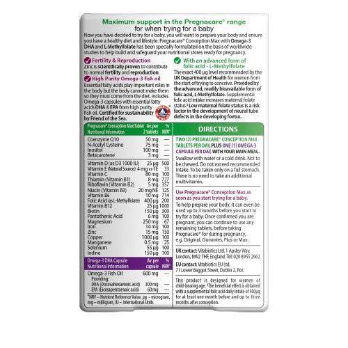 Pregnacare Conception Max Vitabiotics
