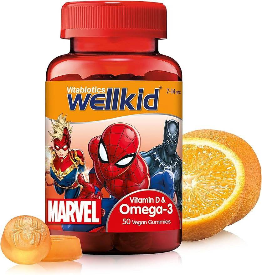 Vitabiotics Wellkid Marvel Omega-3 with Vitamin D