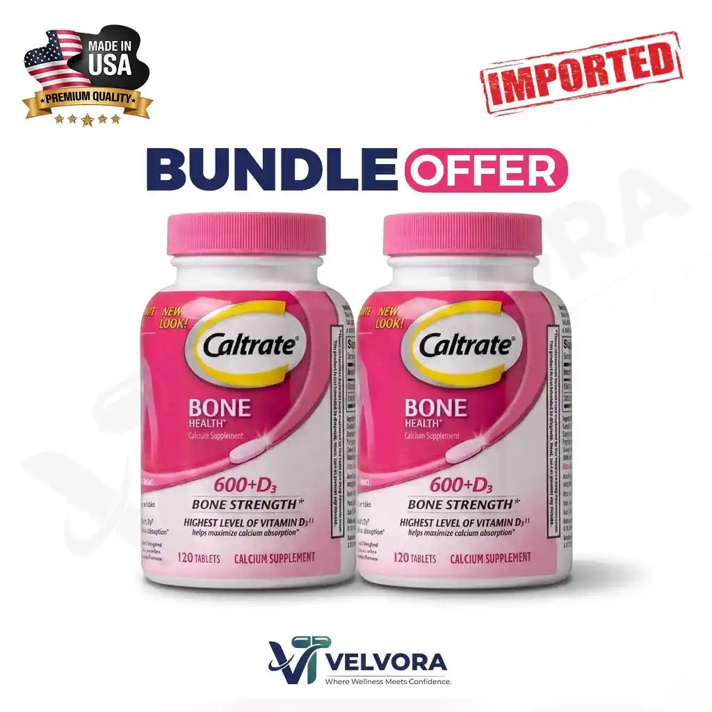 Bundle Pack Caltrate Bone Health Calcium Supplement 600+D3