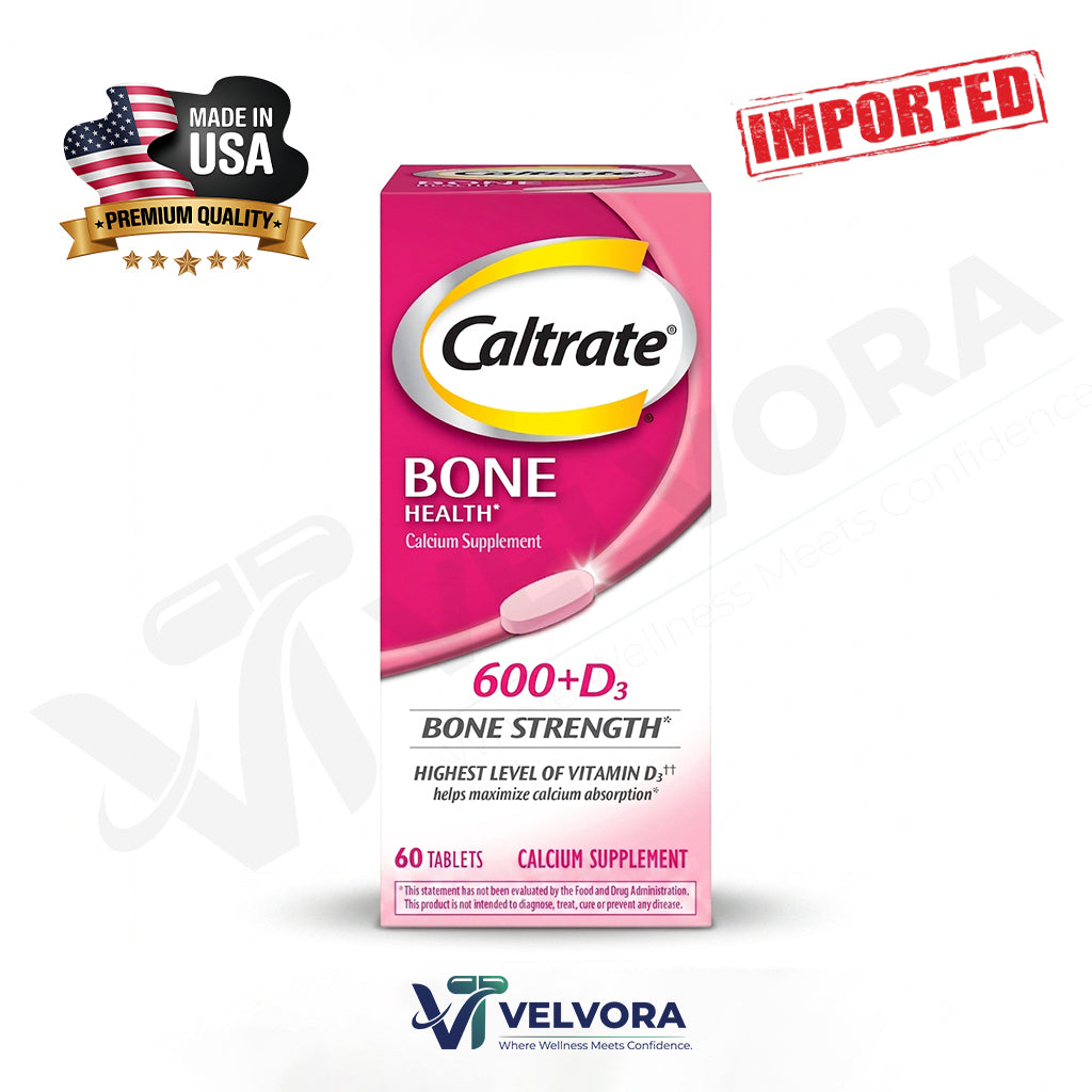 Caltrate 600+D3 60ct | Bone Health Calcium Supplement