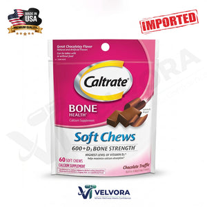 Caltrate Bone Health Calcium Chocolate Flavor 600+D3