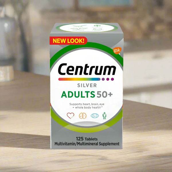 Centrum Silver Adults 50+ Multivitamin 125 Ct  Lifestyle Image – Buy Online in Pakistan at Vitamins House