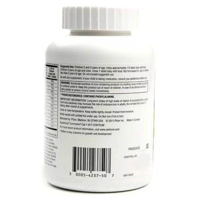 Centrum Kids Multivitamins (Chewable) 80 Tablets