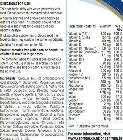 Centrum Men A to Z - 30 tablets