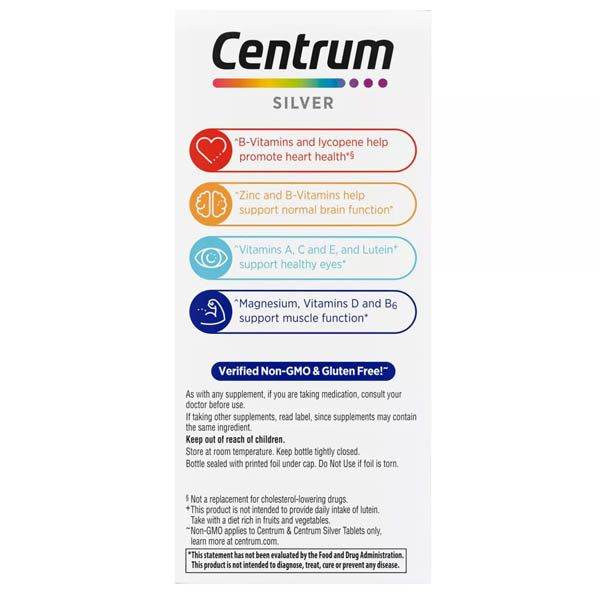 Centrum Silver Men 50+ 100 Tablets