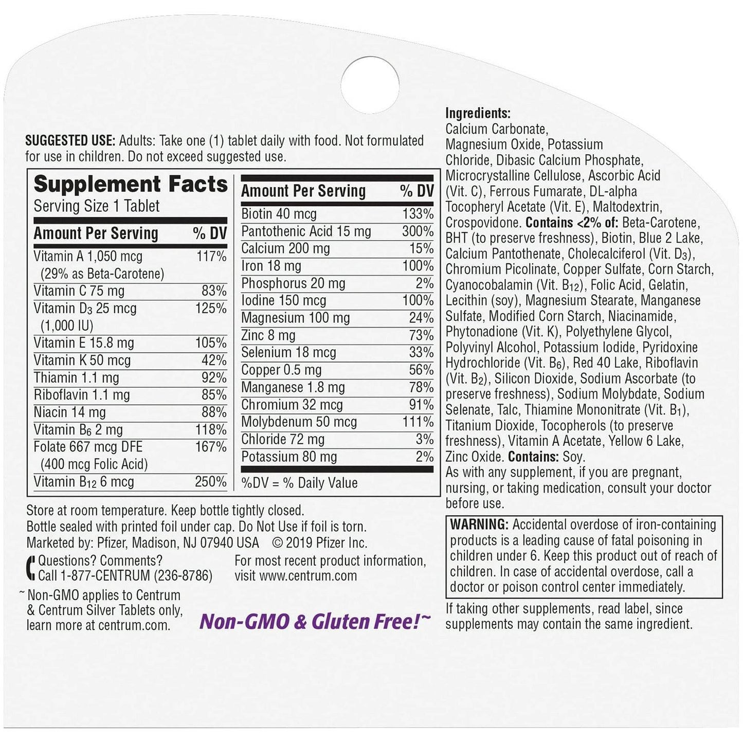 Centrum Women Complete Multivitamin 65 Tablets