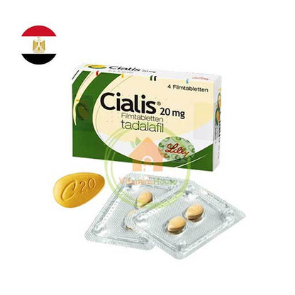 Cialis 20mg - 4 Tablets (Egypt)