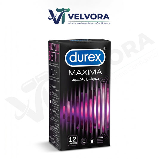 Durex MAXIMA Extra Thin Condoms, 12-Pack