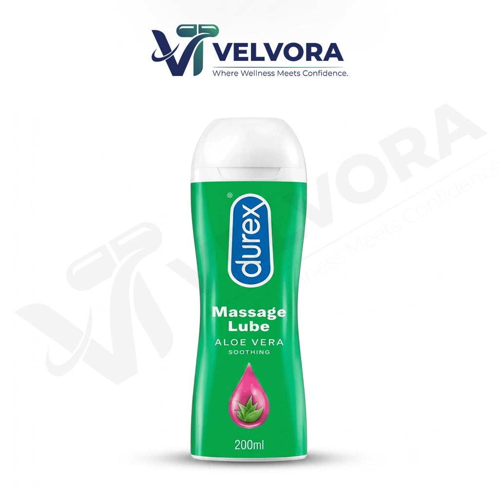 Durex Massage Lube Aloe Vera Gel, 200ml