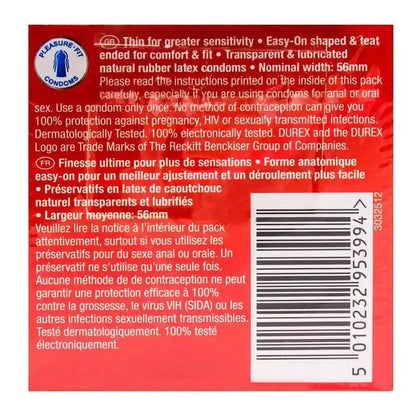 Durex Fetherlite Ultra Thin Condoms 3-Pack