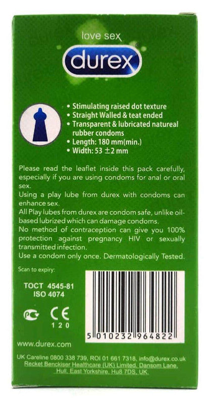 Durex Love Sex Tickle Me (12 Condoms Box)
