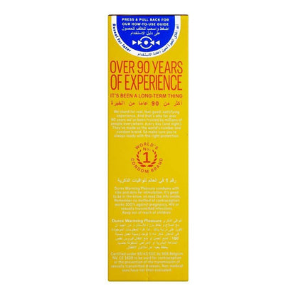 Durex Warming Pleasure Condoms, 12-Pack