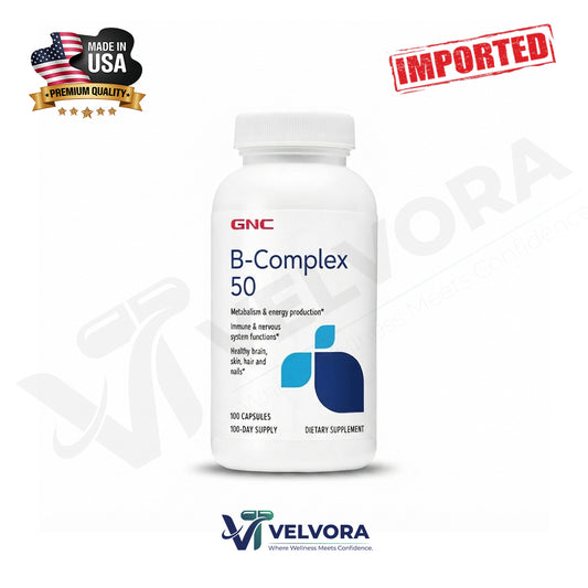 GNC B-Complex 50mg, 100 Capsules