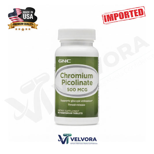 GNC Chromium Picolinate 500mcg 90 Tablets