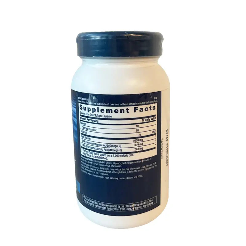 GNC Double Strength Fish Oil 90Ct