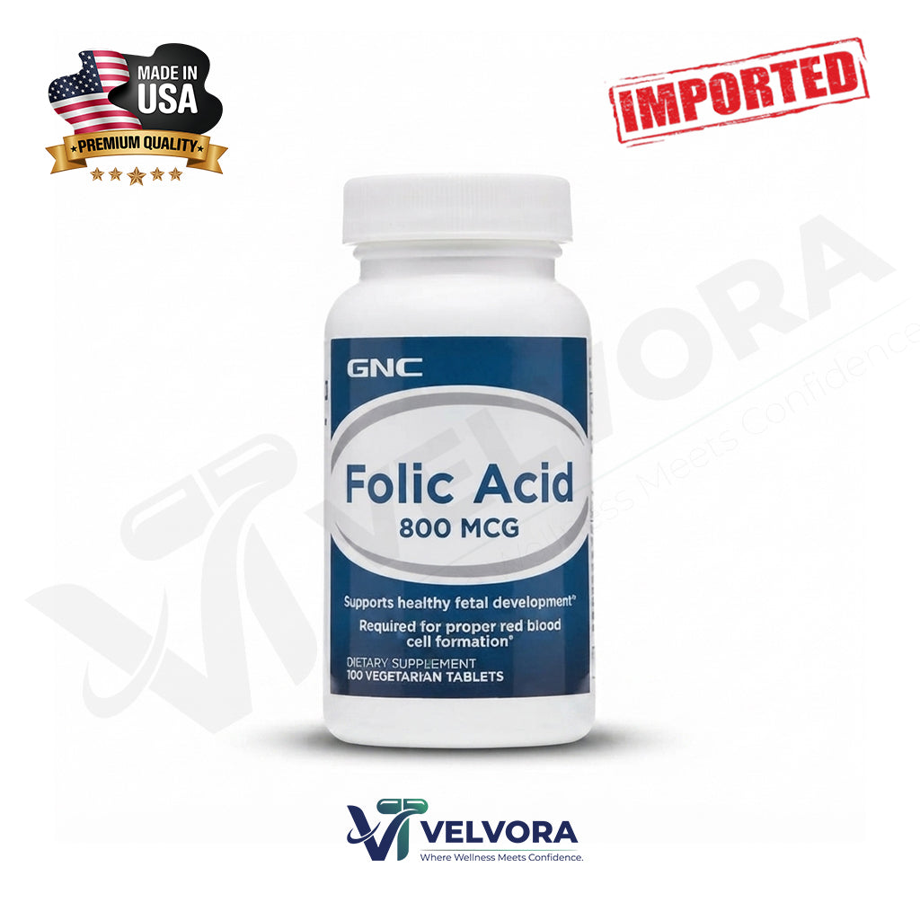 GNC Folic Acid 800mcg 100Ct