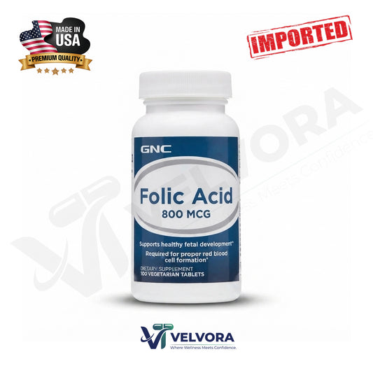 GNC Folic Acid 800mcg 100Ct