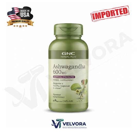 GNC Herbal Plus Ashwagandha 600MG 60caps