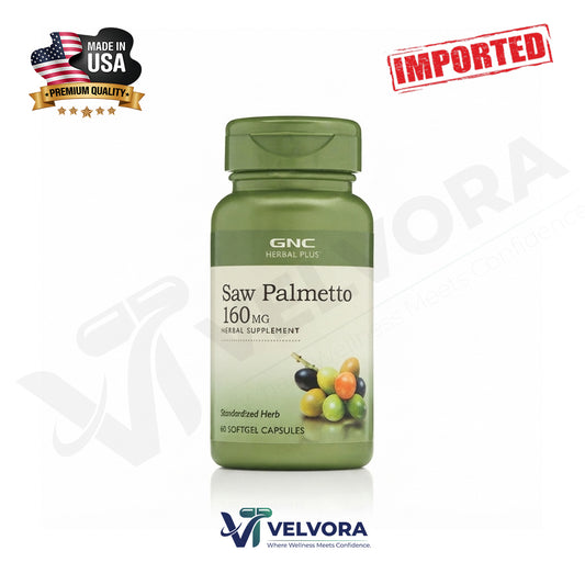 GNC Herbal Plus Saw Palmetto 160mg 60 Softgels