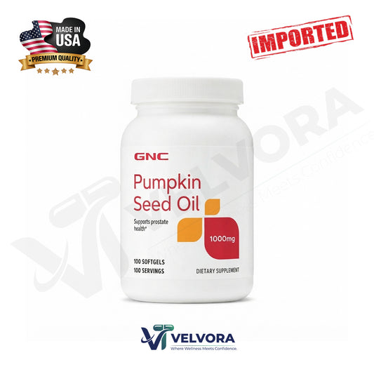 GNC Pumpkin Seed Oil 1000mg 100 Softgels