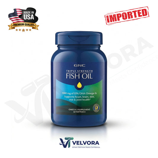 GNC Triple Strength Fish Oil 60 Softgels