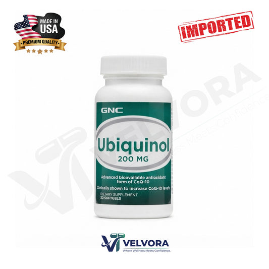 GNC Ubiquinol 200mg 30 Softgels