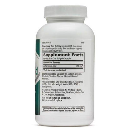 GNC Alpha Lipoic Acid 200mg