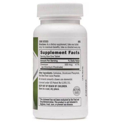 GNC Chromium Picolinate 500mcg 90 Tablets