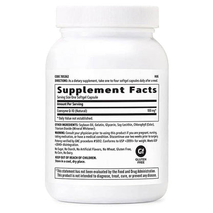 GNC CoQ-10 100mg 60 Softgels