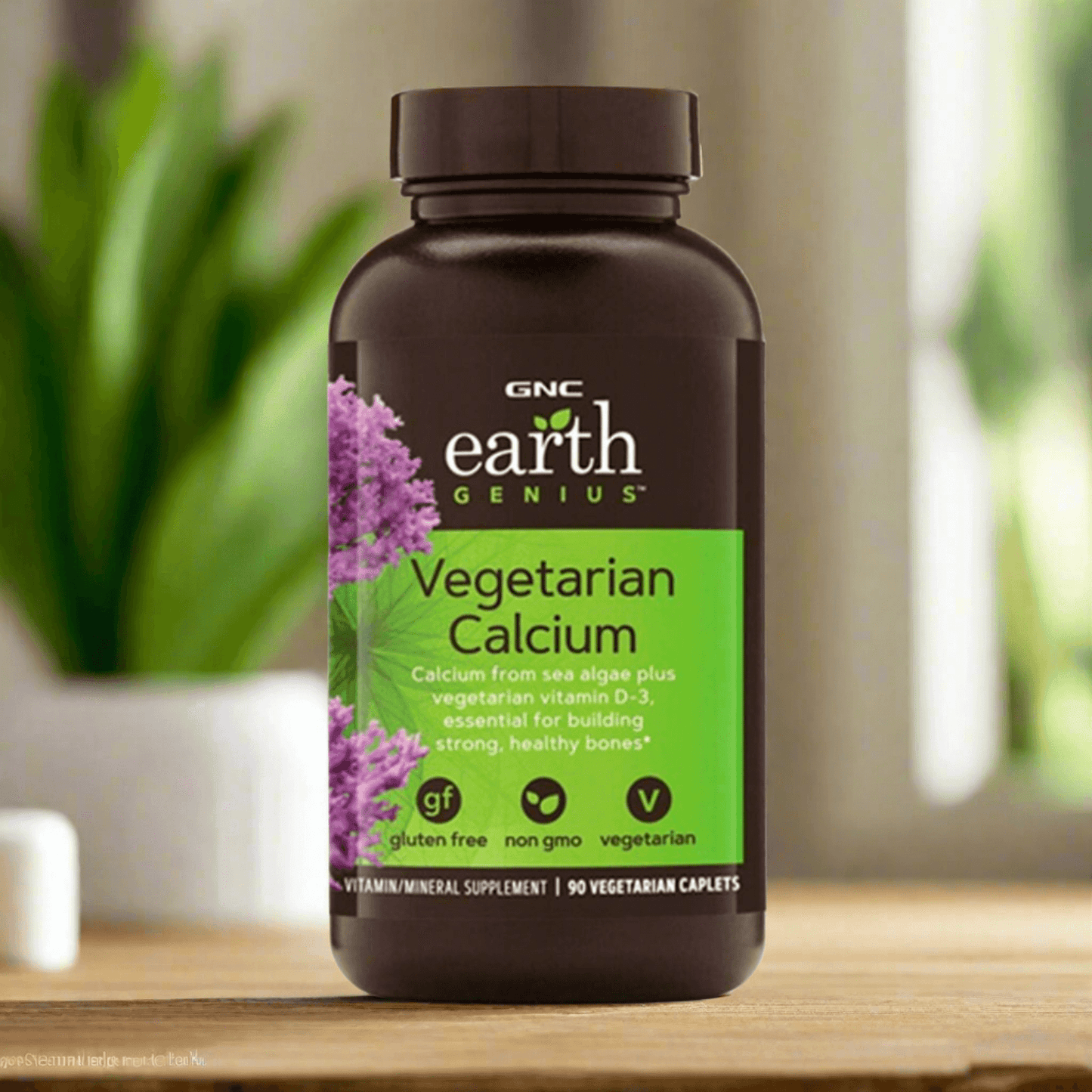 GNC Earth Genius Vegetarian Calcium 90 Caplets