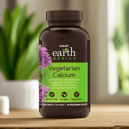 GNC Earth Genius Vegetarian Calcium 90 Caplets