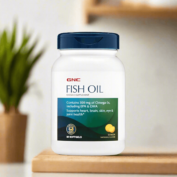 GNC Fish Oil Omega-3 90 Softgels