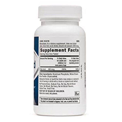 GNC Folic Acid 800mcg 100Ct