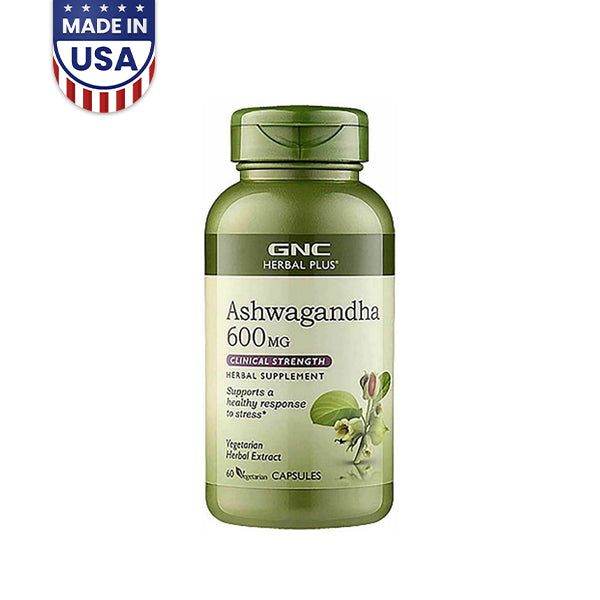 GNC Herbal Plus Ashwagandha 600MG 60caps