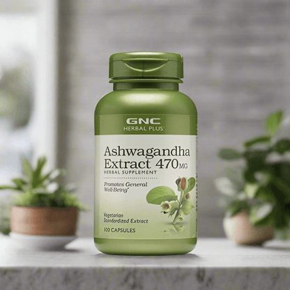 GNC Herbal Plus Ashwagandha Extract 470 MG
