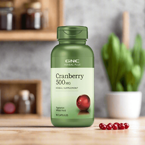 GNC Herbal Plus Cranberry 500mg 90 Capsules