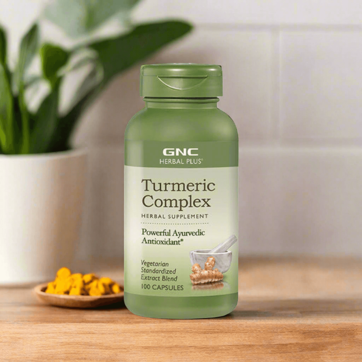 GNC Herbal Plus Turmeric Complex 100 Capsules