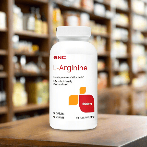 GNC L-Arginine 500mg 90 Capsules