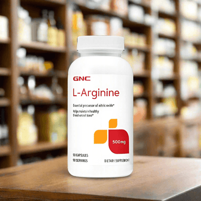 GNC L-Arginine 500mg 90 Capsules