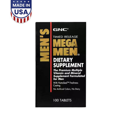 GNC Mega Men Time Release 100CT - Vitamins House