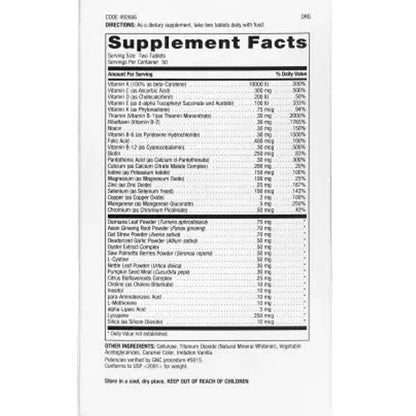 GNC Mega Men Time Release 100CT