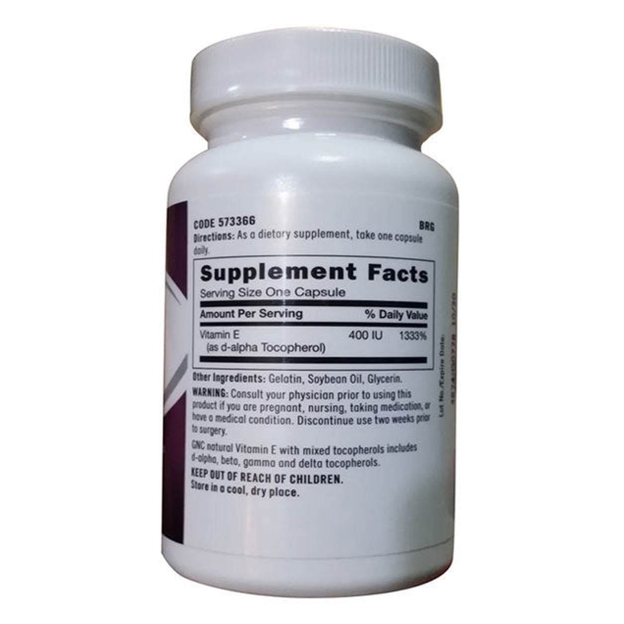 GNC Natural-E 400IU 90Caps